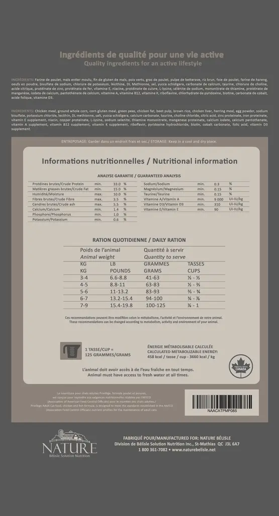 CHAT ADULTE PRIVILEGE (8 KG) POULET POISSON.webp